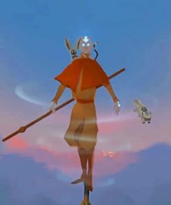 Aang The Last Airbender paint by numbers