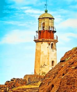 Abandoned Lighthouse Paint by numbers