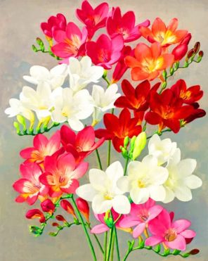 Aesthetic Flowers paint by numbers