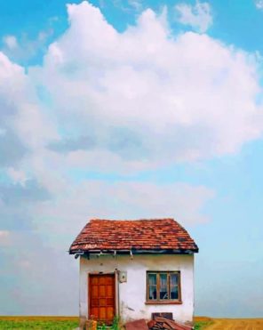 Aesthetic Lonely House Paint by