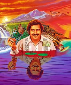 Aesthetic Pablo Escobar Paint by numbers