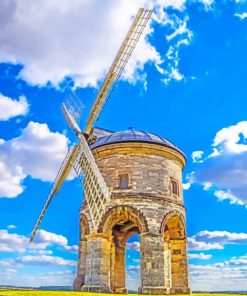 Aesthetic Windmill Paint by numbers