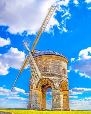 Aesthetic Windmill Paint by numbers