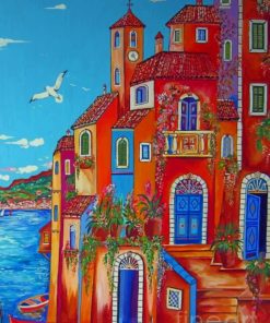 Amalfi Italy paint by numbers