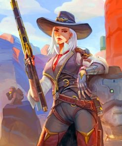 Ashe Overwatch Paint by numbers