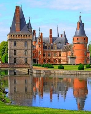 Château de Maintenon France Paint by numbers