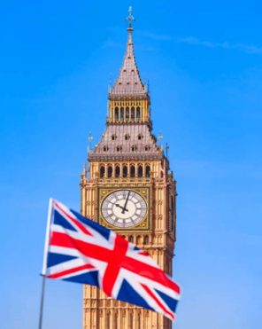 Clock Tower London paint by numbers