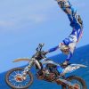 Flying Motocross paint by numbers