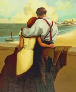 Vintage Couple In Love paint by numbers