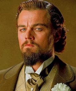 Django Unchained Leonardo Dicaprio paint by numbers