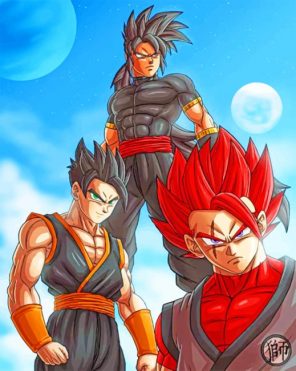 Dragon Ball Paint by numbers