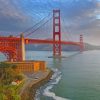 Golden Gate Bridge California Paint by numbers