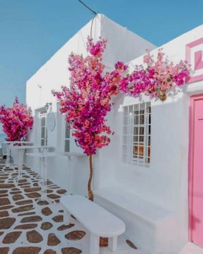 Greece Santorini paint by numbers