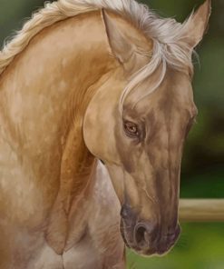 Beige Horse Paint by numbers