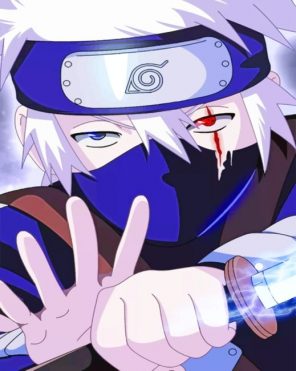 Kakashi Naruto Anime paint by numbers