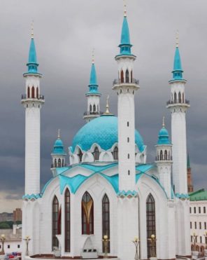 Kul Sharif Mosque Kazan paint by numbers