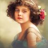 Little Girl Edwardian Era Paint by numbers