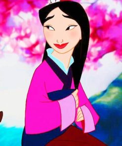 Mulan Disney paint by numbers