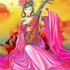 Musician Asian Woman paint by numbers