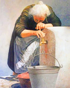 Old Woman paint by numbers