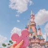 Pink Biscuit Sleeping Beauty Castle Paint by numbers