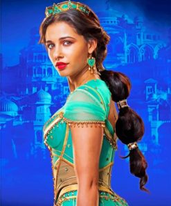 Princess Jasmine paint by numbers