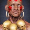 Real Dhalsim paint by numbers