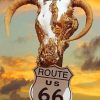 Route Road 66 Trip paint by numbers