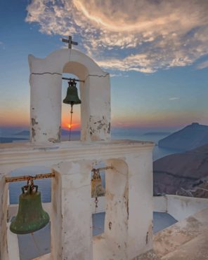 Santorini By Sunrise paint by numbers