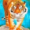 Aesthetic Tiger paint by numbers