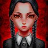 Wednesday Addams Paint by numbers