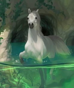 White Horse paint by numbers