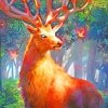 Fantasy Brown Deer Paint by numbers