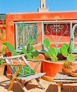 Riad Marrakesh Paint by numbers