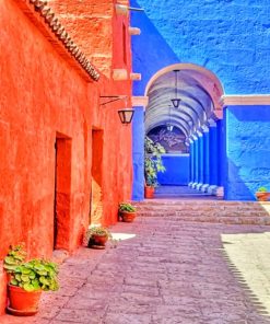 Santa Catalina Monastery Peru Paint by numbers