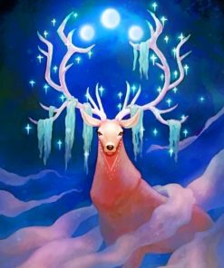 Silent Guardian Deer Paint by numbers