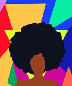 Afro Woman Paint by numbers