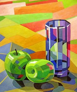 Apples And Cup Paint by numbers