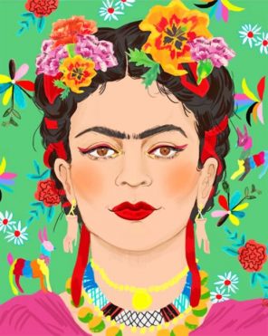 Frida Kahlo Paint by numbers