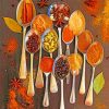 Spices Spoons paint by numbers