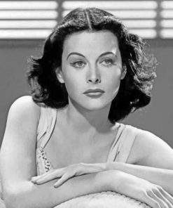 The Beautiful Hedy Lamarr paint by numbers