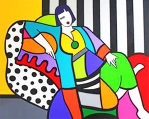 Woman Pop Art Paint by numbers