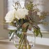 Bouquet in glass vase paint by number