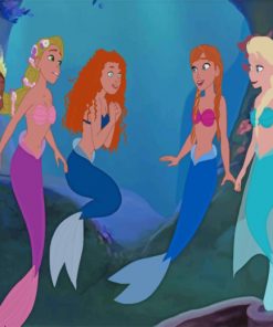 Disney Mermaids paint by numbers