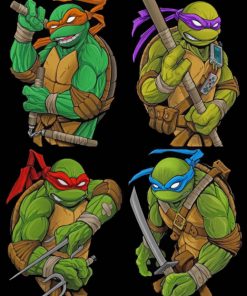 Ninja Turtles paint by number