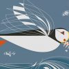 Charley Harper Puffin Paint by numbers