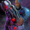 cyborg hero paint by numbers