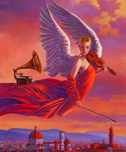 Musician Angel Paint by numbers