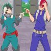 Izuku Midoriya And Shoto Todoroki Paint by numbers