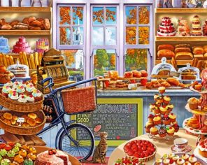 Bakery Shop paint by numbers